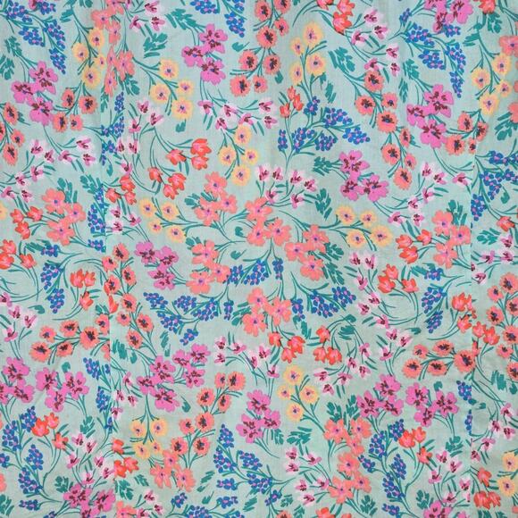 J Crew Women's Re Imagined Floral Button Up 100% Cotton Long Sleeve Shirt Size L - Picture 7 of 10